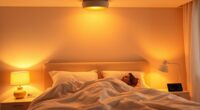 adjust lighting for sleep