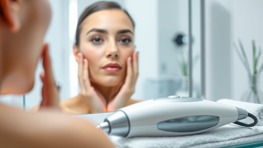 avoid treating broken skin