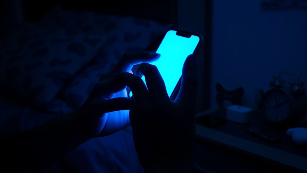 blue light hampers sleep quality