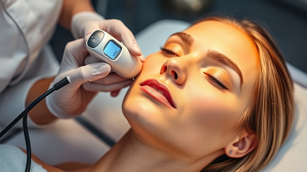 controlled heat stimulates collagen