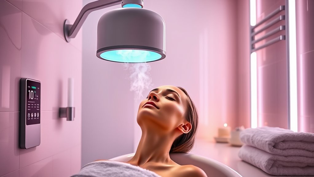 high tech home spa retreat