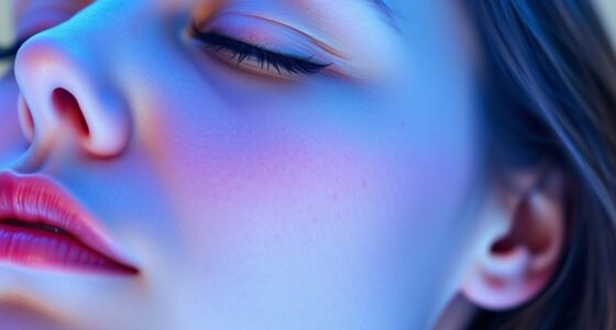led therapy reduces rosacea redness