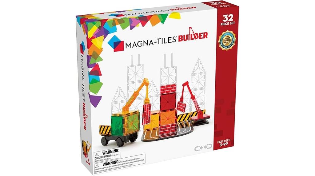 magnetic building toy set