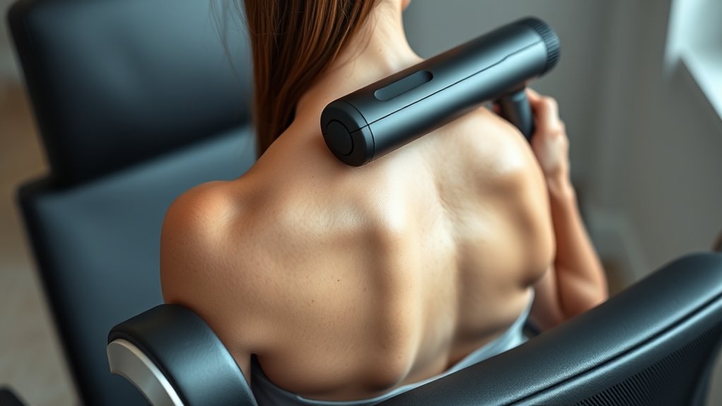 massage guns and spinal health