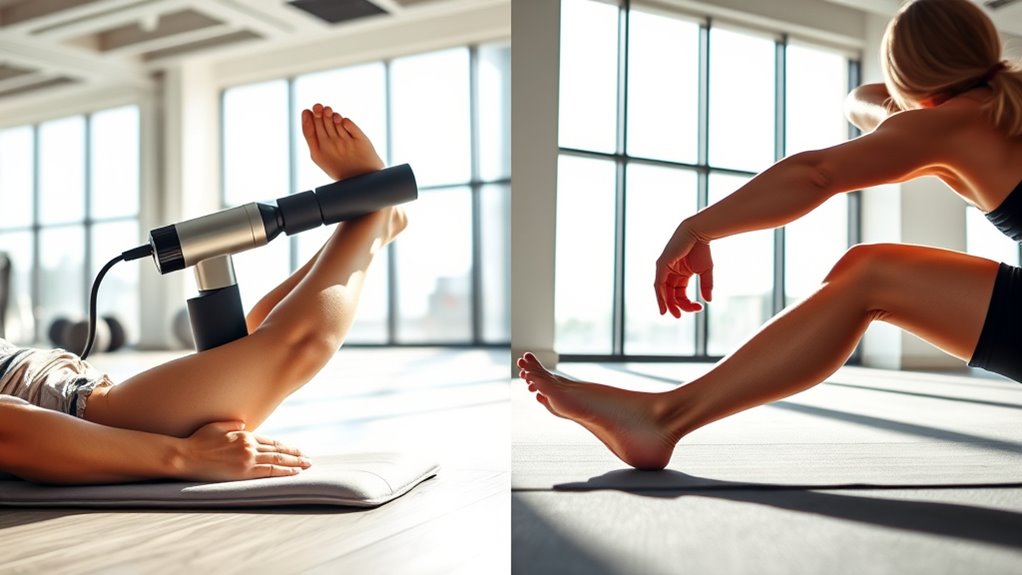 massage versus stretching effectiveness