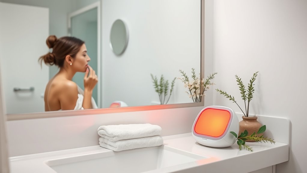 prepare skin and surroundings