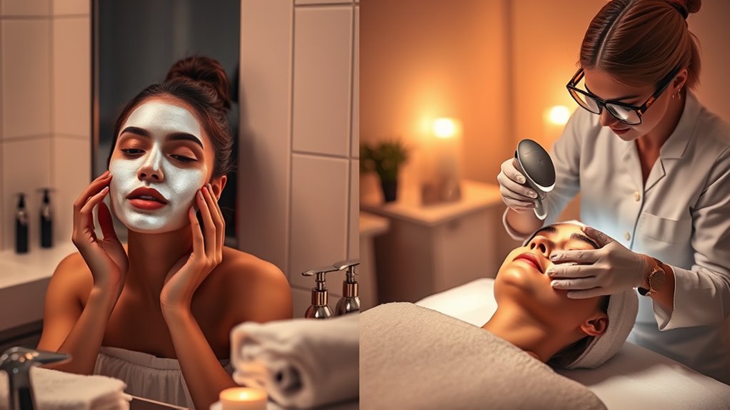 professional skincare yields better results