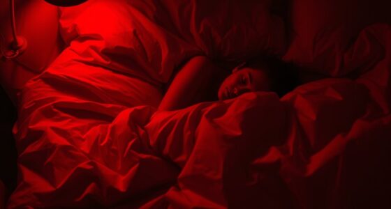 red light enhances sleep quality