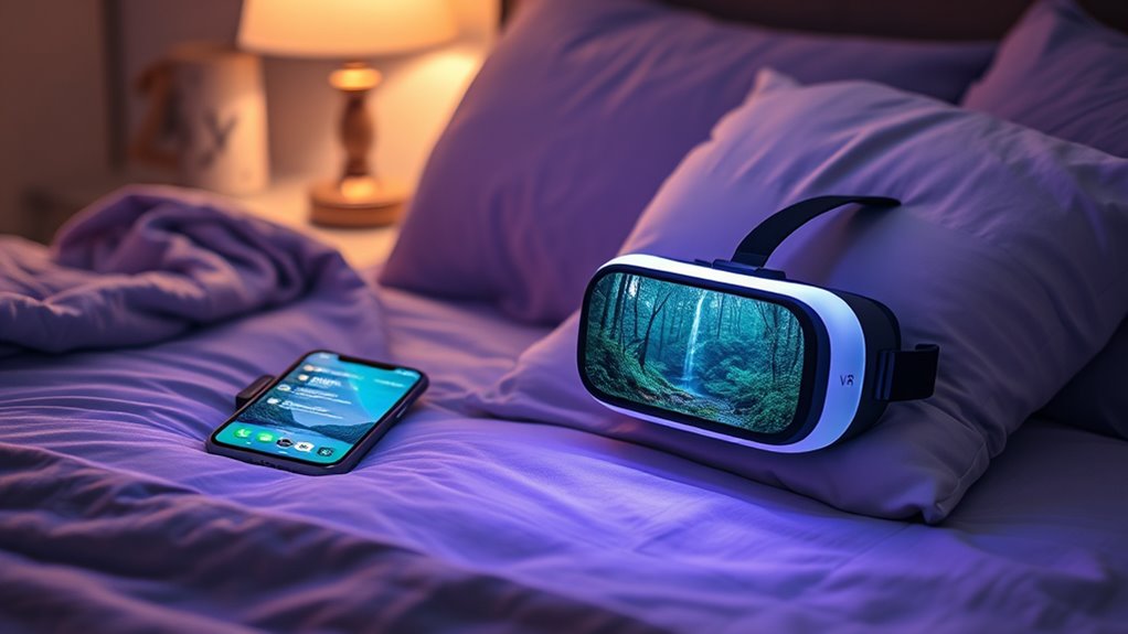 relaxing vr bedtime routine
