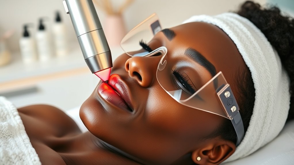 safe laser use for darker skin