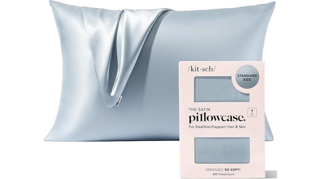 silk like satin pillowcase with zipper