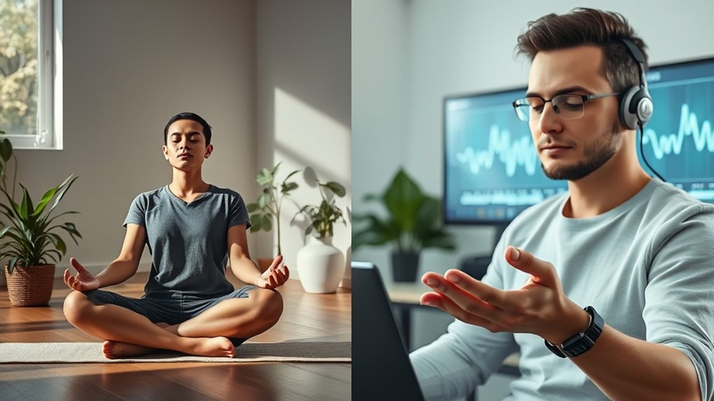tech driven and mindful stress management