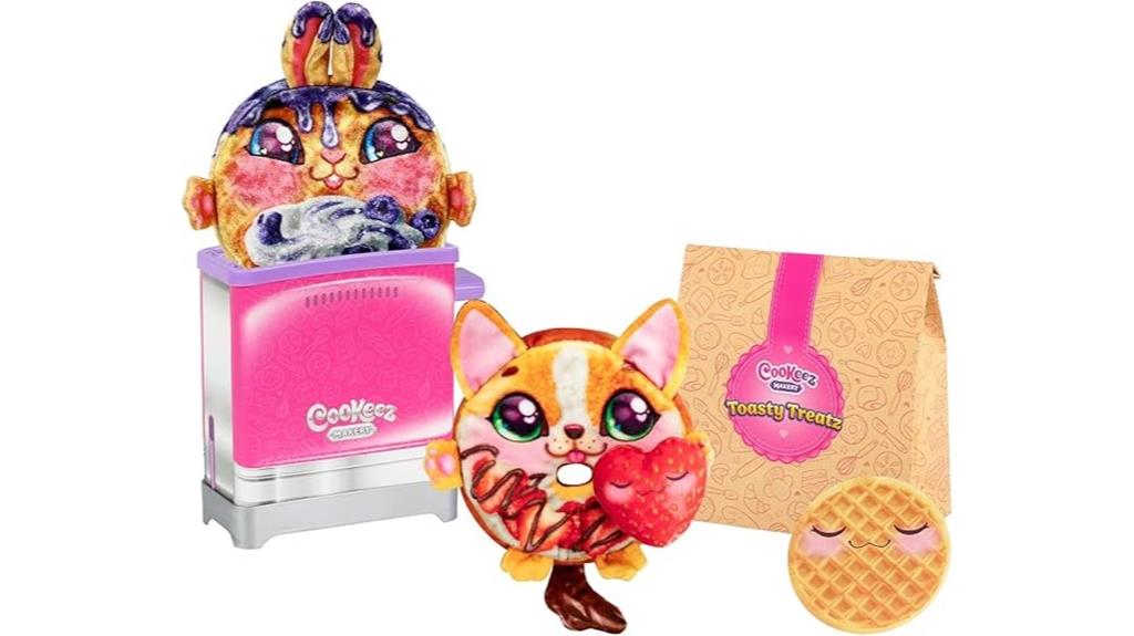 toaster plush snack pack