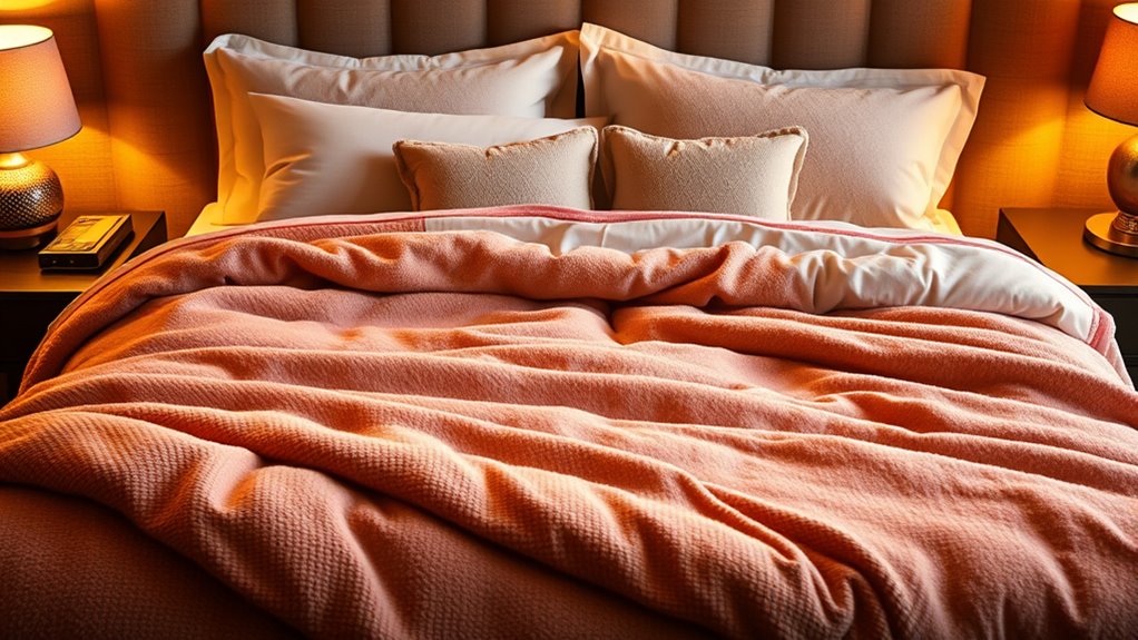 top dual control electric blankets