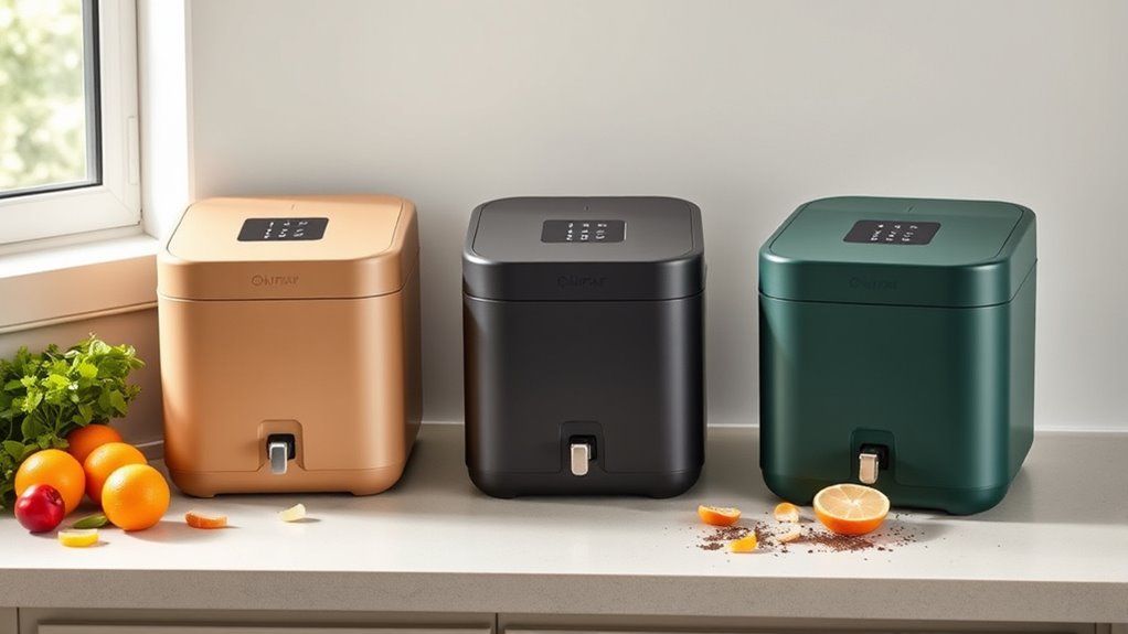 top electric kitchen compost bins