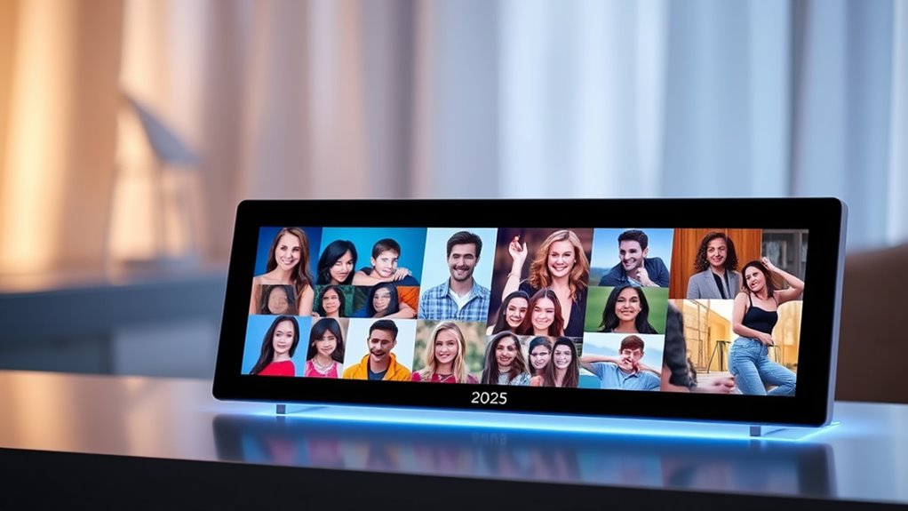 top email enabled digital frames