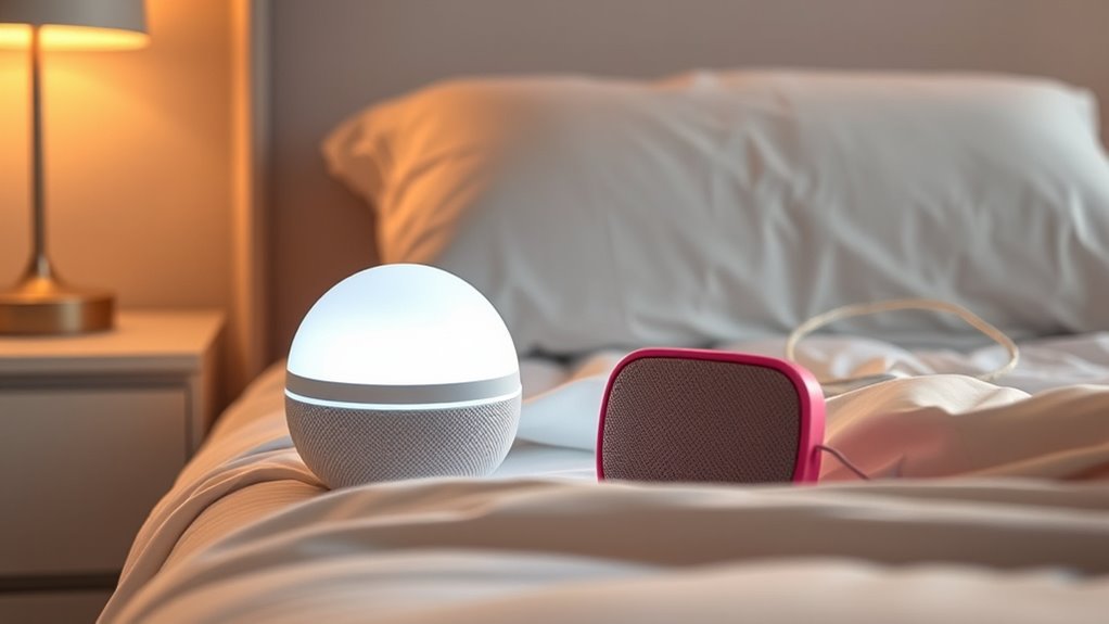 use consistent soothing sounds