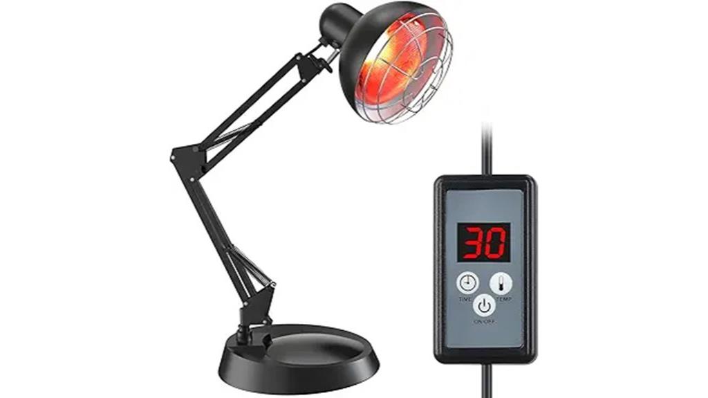 adjustable infrared heat lamp