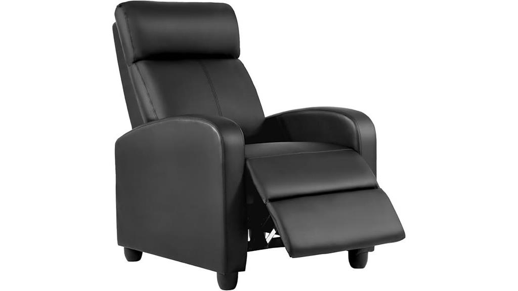 comfortable recliner with lumbar