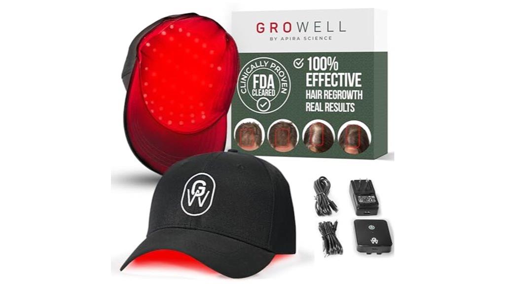 fda cleared red light hair cap