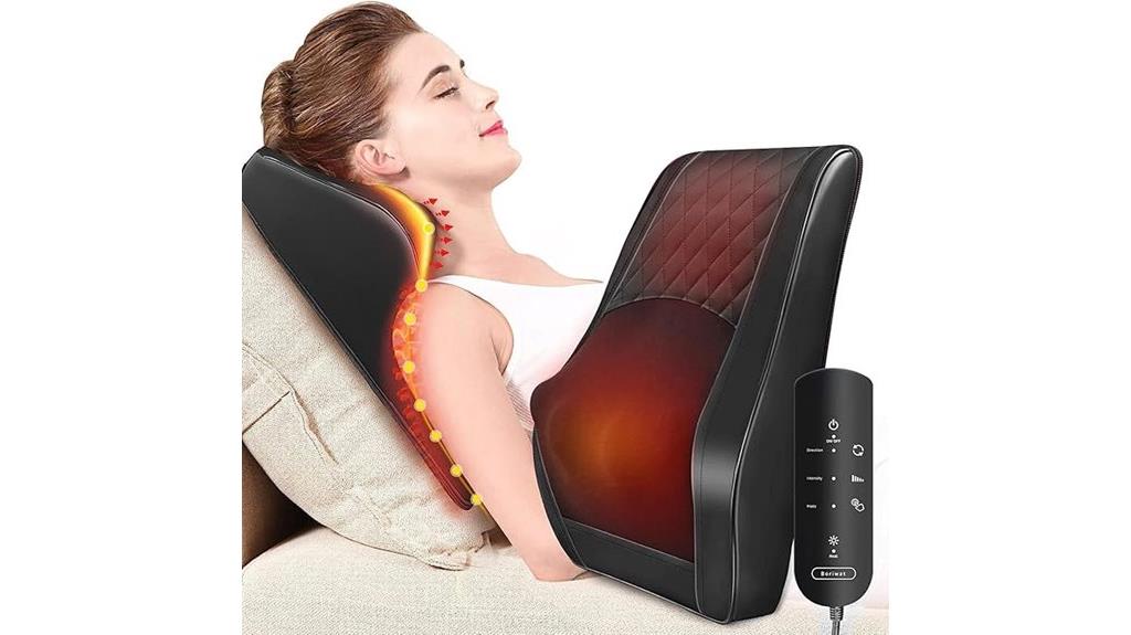 heated back massager