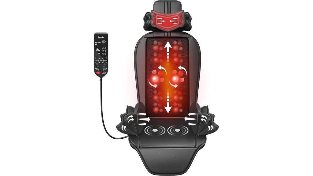 heated shiatsu chair massager