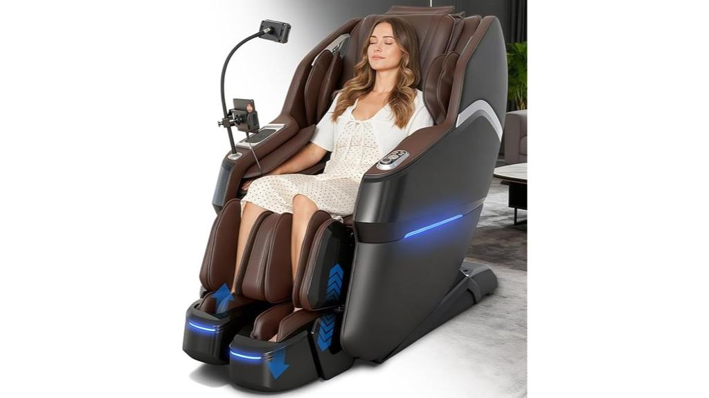 high tech massage chair features