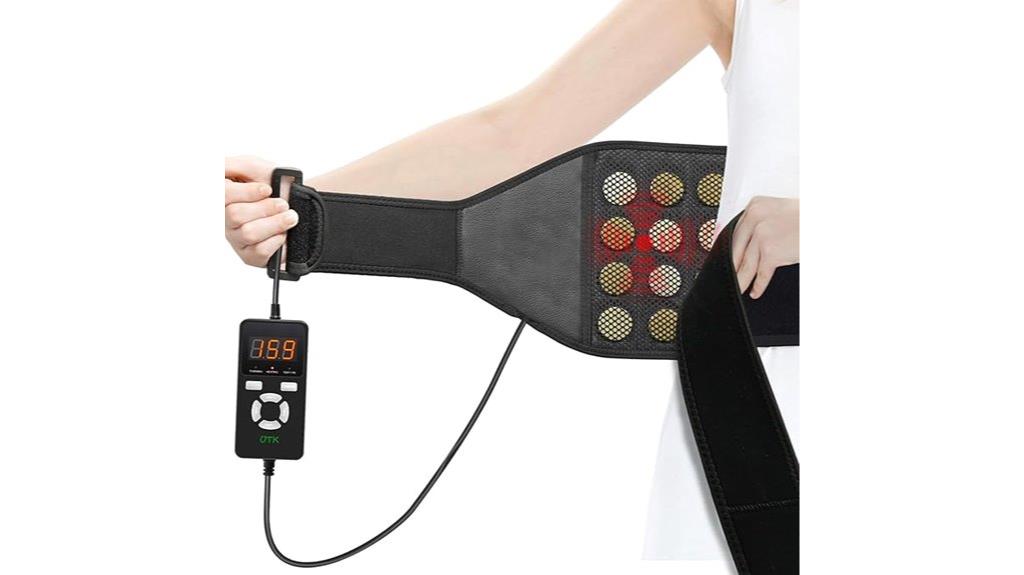 infrared heating back pad