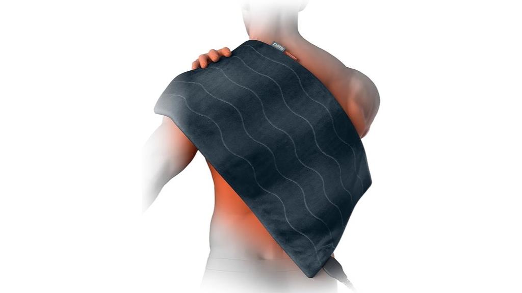 infrared heating pad size