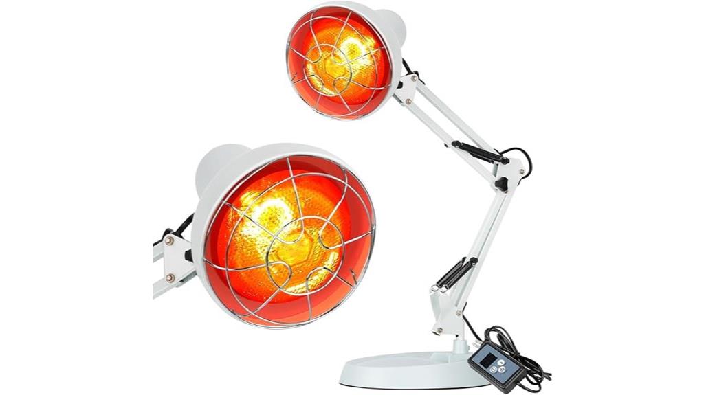 infrared therapy heat lamp