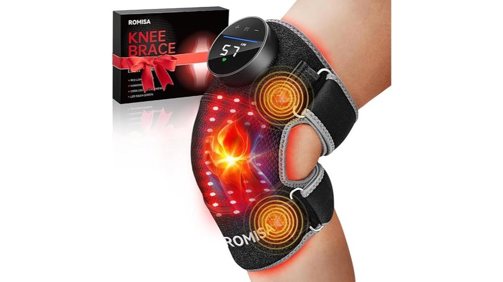 knee brace with heat
