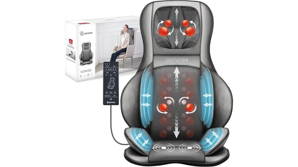 massage chair with heat