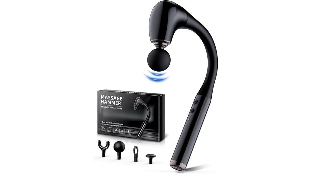 massage gun with extension