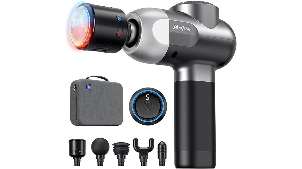 massage gun with heat