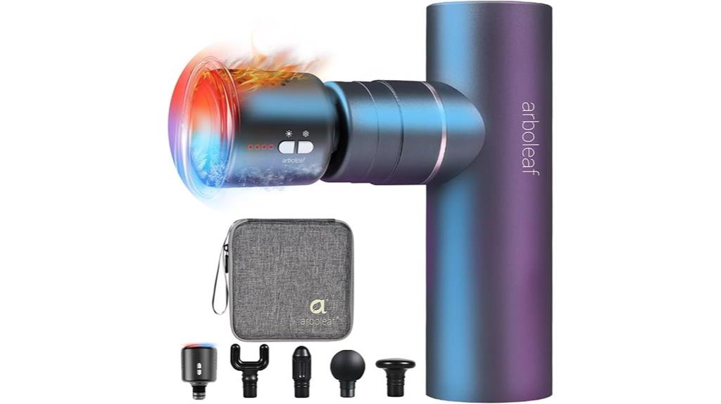 massage gun with heat