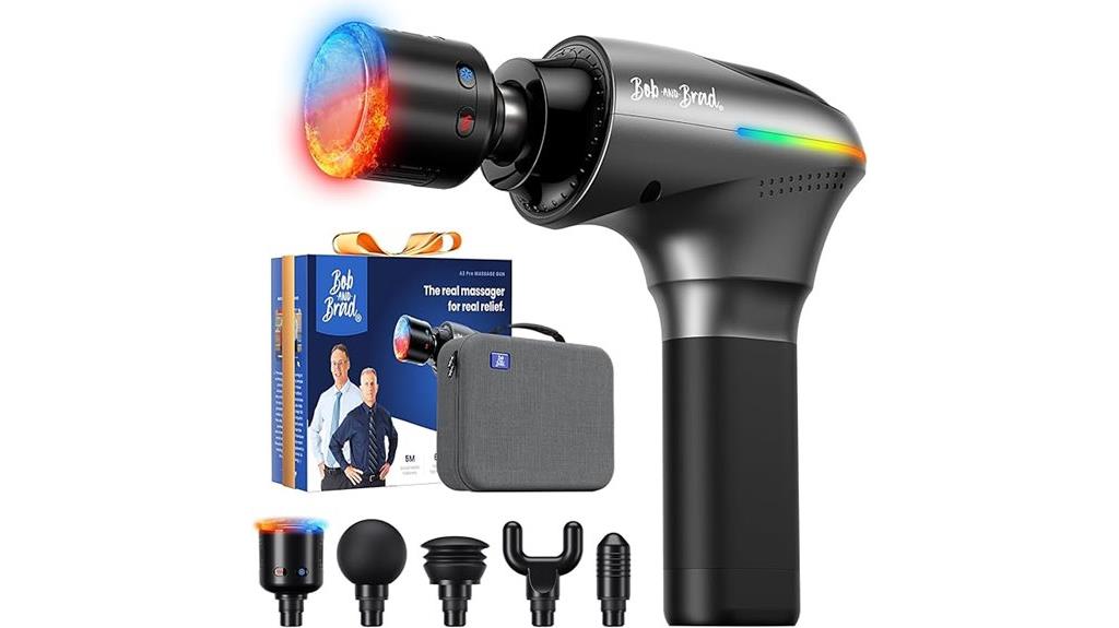 massage gun with heat