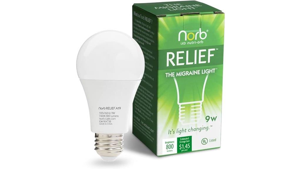 migraine relief green light