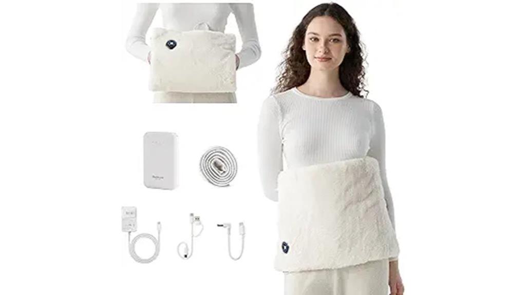 portable heating pad for body