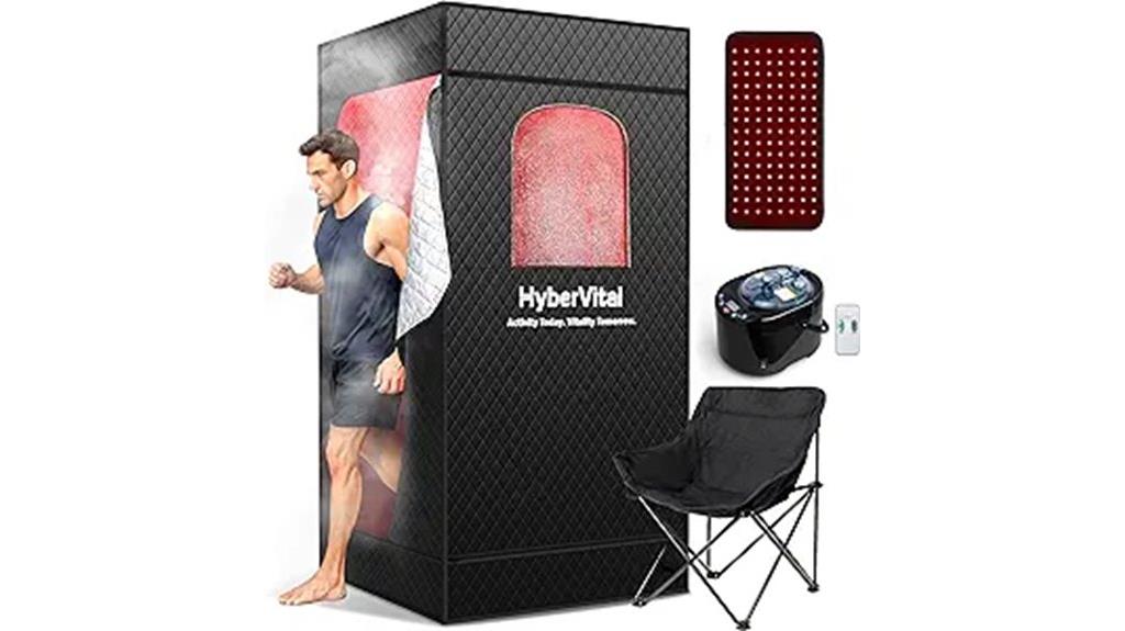 portable infrared sauna box