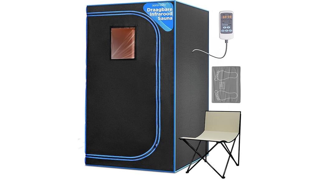 portable sauna with accessories