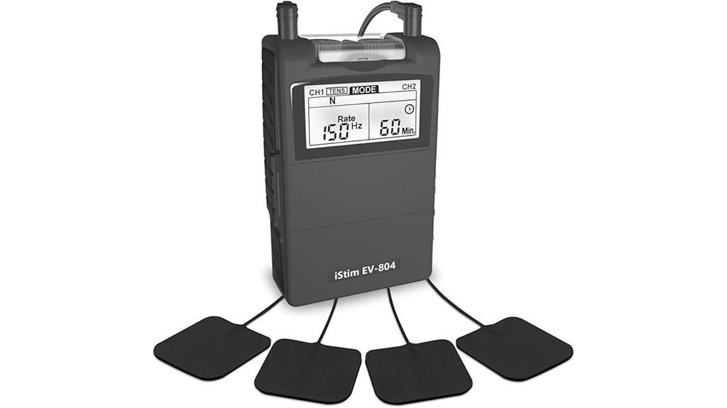 rechargeable dual channel muscle stimulator