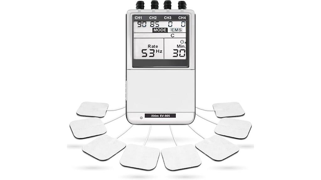 rechargeable four channel device