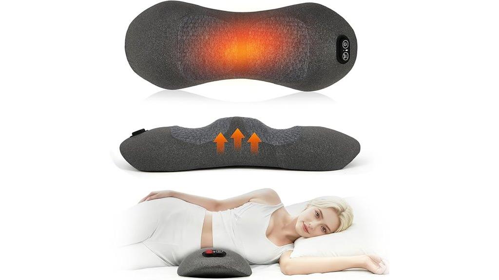 rechargeable lumbar support pillow