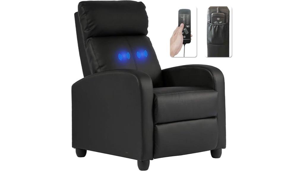 recliner with massage function