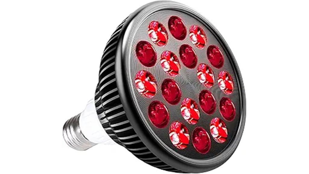 red infrared therapy bulb