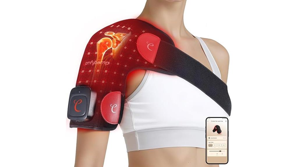red led shoulder wrap