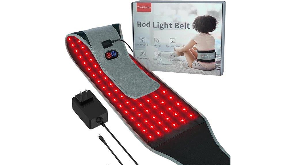red led therapy belt