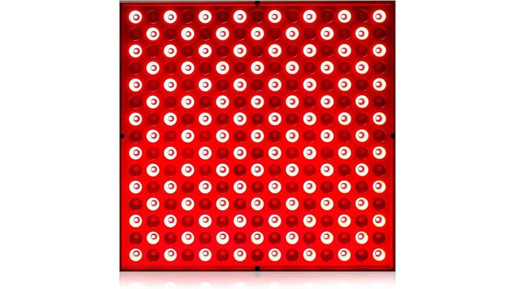 red led therapy panel