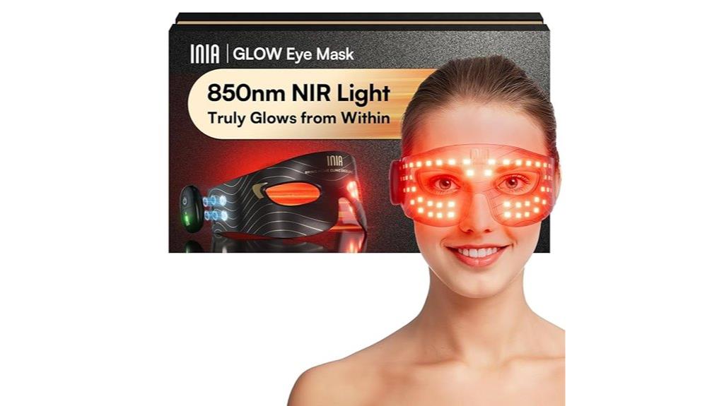 red light eye mask
