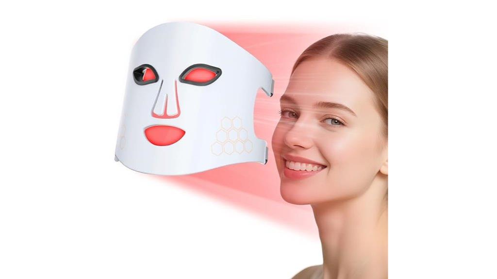 red light face mask